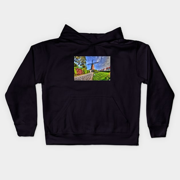 Holland windmill Kids Hoodie by MasterChefFR